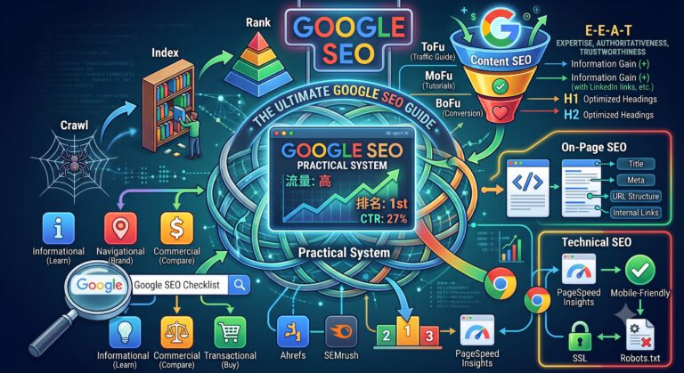 爆肝整理！2026 最新谷歌 SEO 终极实操指南：从底层逻辑到高阶工具全解